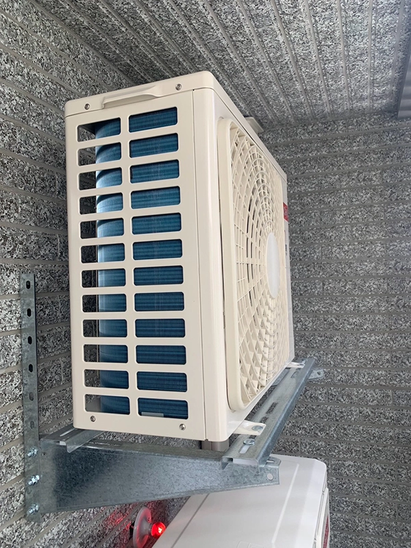 新竹冷氣安裝實績，室外機安裝完工實拍